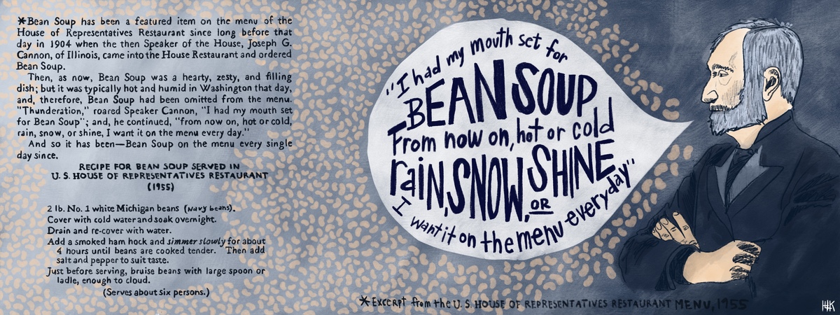 House of Representatives Bean Soup by Hanna Kirby