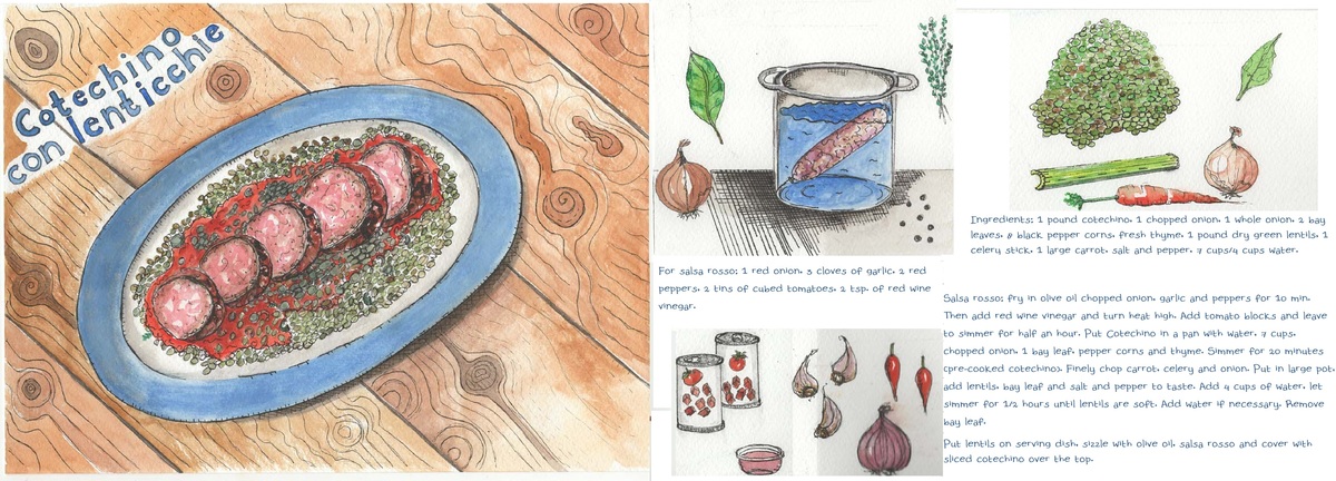 Cotechino con Lenticchie by Dorine van der Vloodt