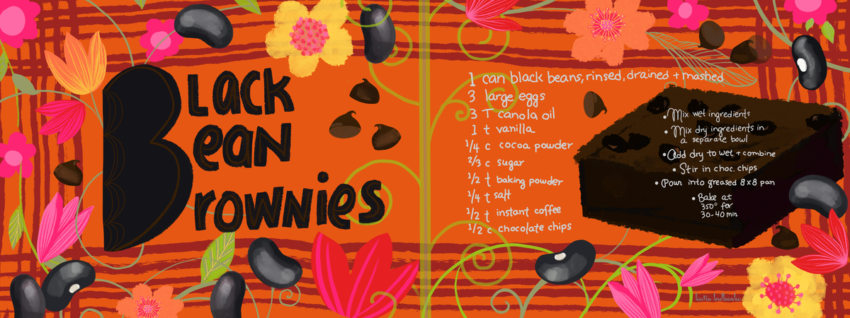 Black Bean Brownies by Katia Bulbenko