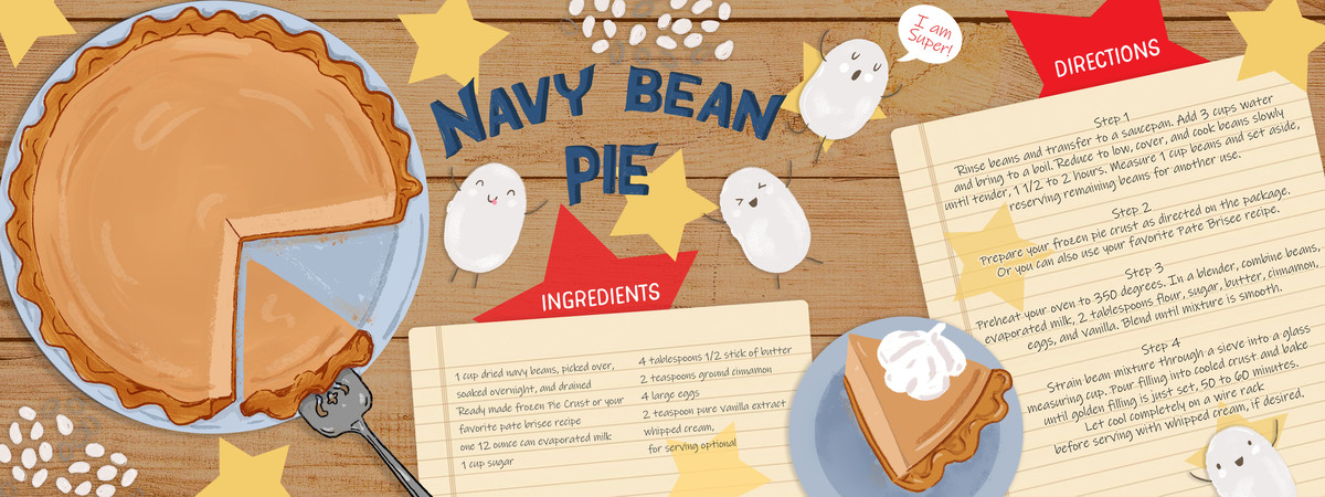 Navy Bean Pie by Madiha Yearwood