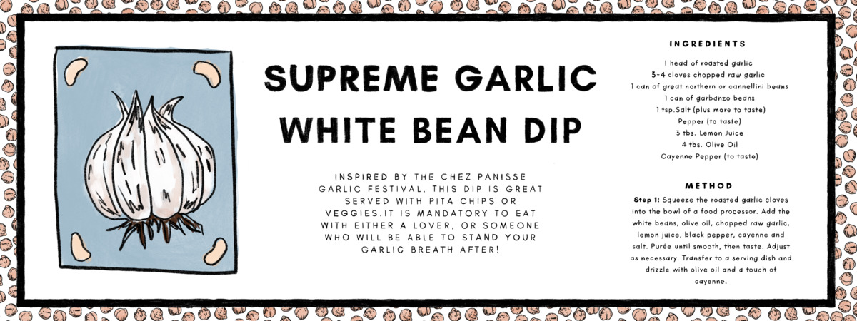 Supreme Garlic White Bean Dip by Hanna Kirby