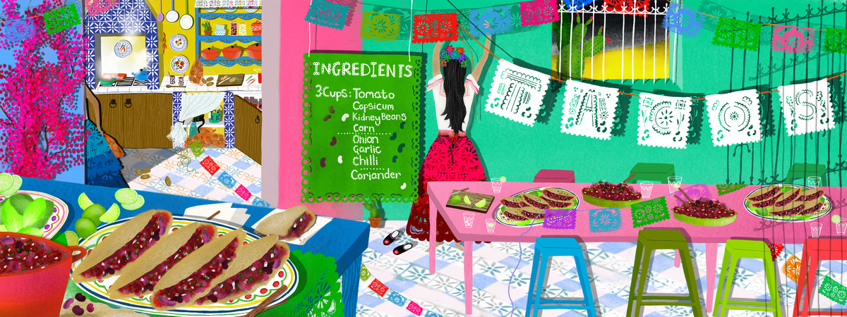 ¡Fiesta de Frijoles! by Karen Bunting
