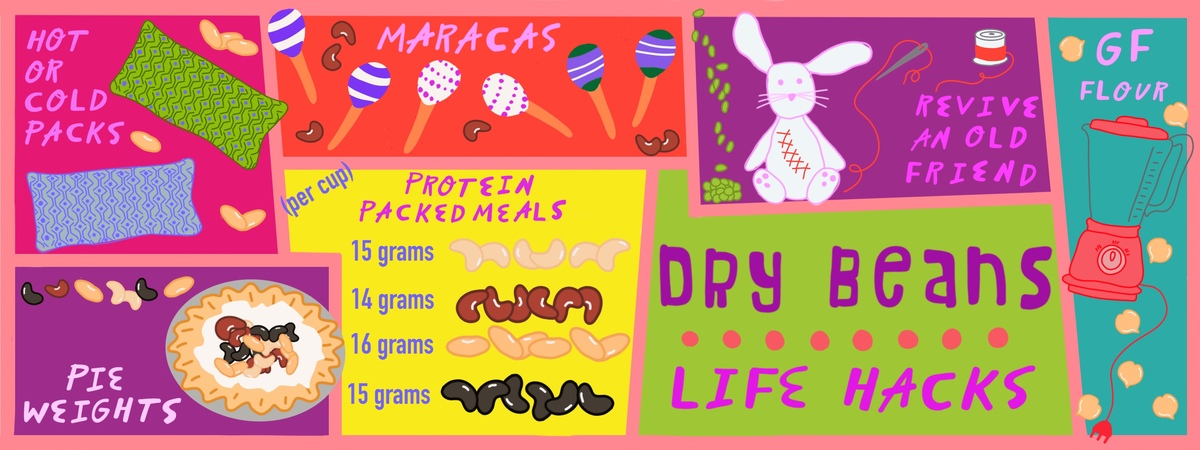 Dry Beans Life Hacks by Ashcraftedartwork