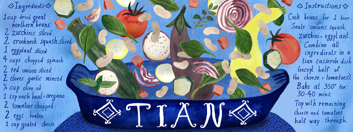 Tian: A Yummy Bean Casserole by Shoshannah Hausmann