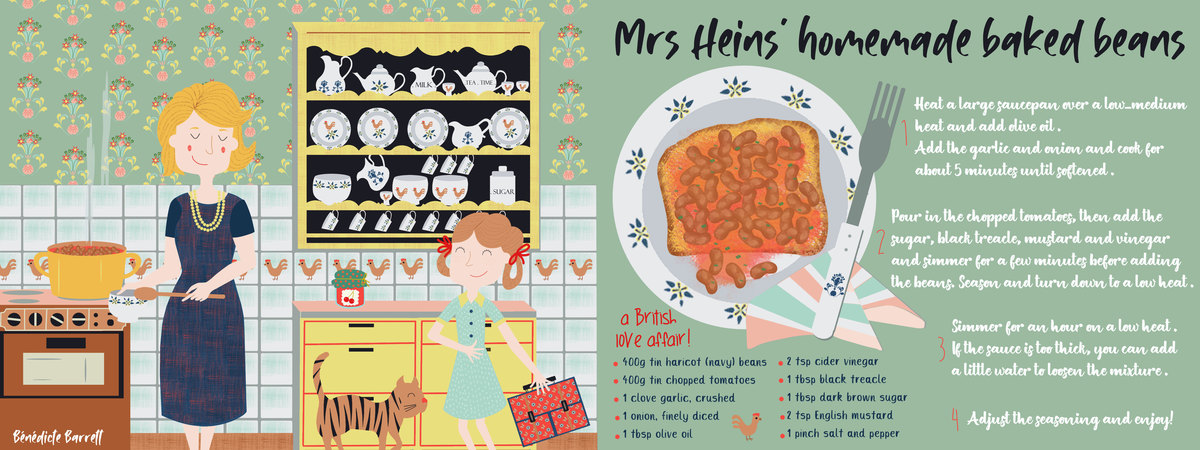 Mrs Heins' homemade baked beans by Bénédicte Barrett