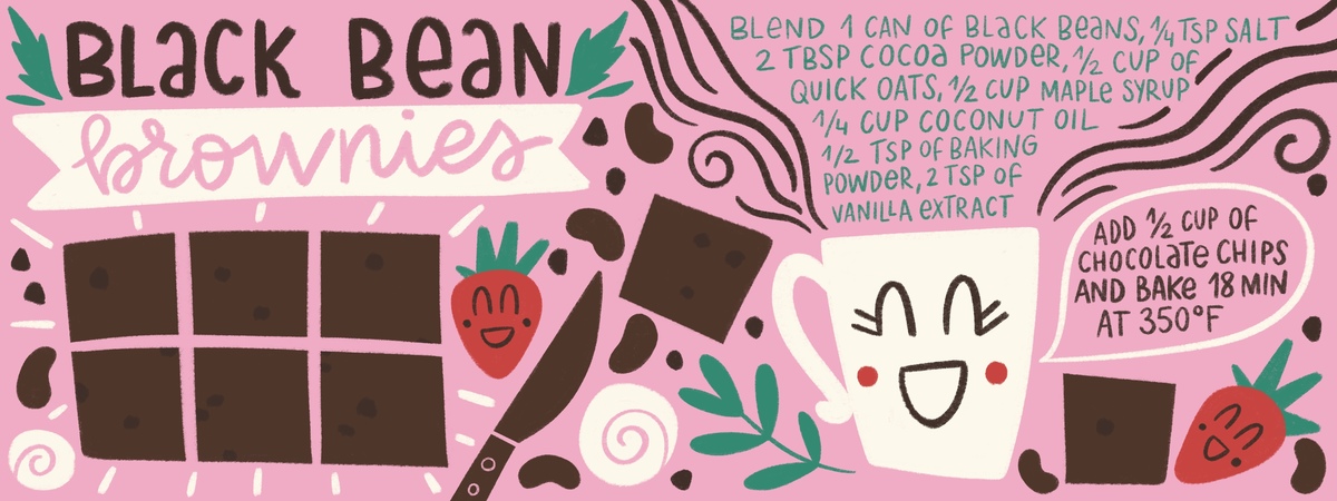 Black bean brownies by Natalia González