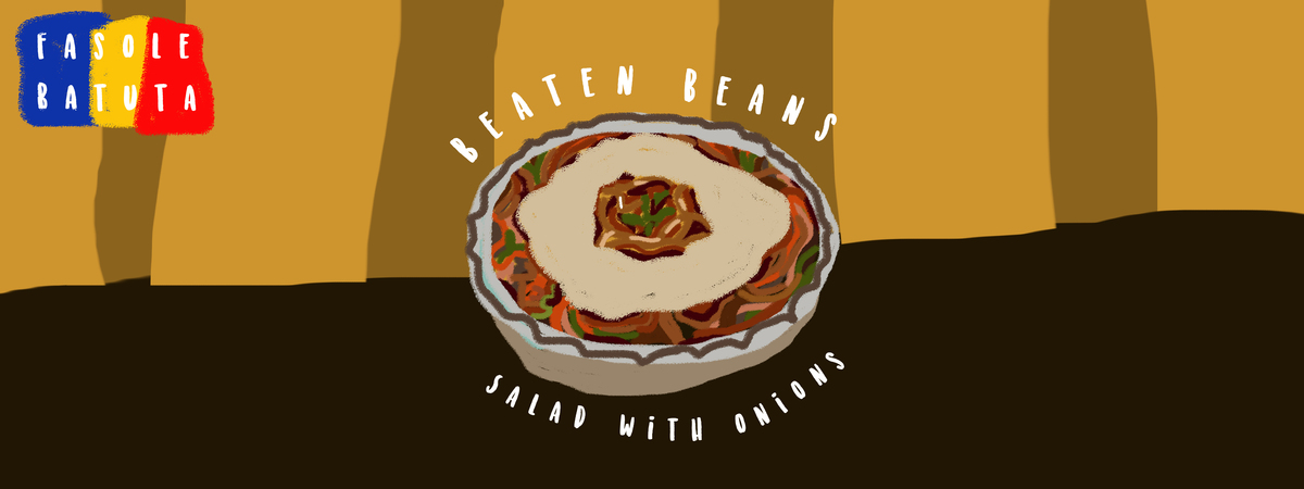 Beaten Beans Salad with Fried Onions by Lulu