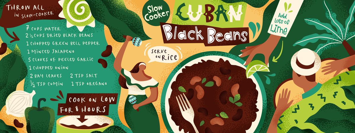 Cuban Black Beans by Annabelle Metayer