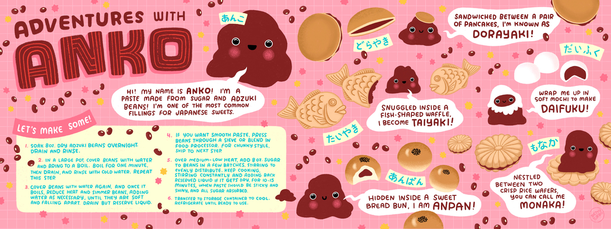 Adventures with Anko - Japanese Red Bean Treats by Betty Turbo