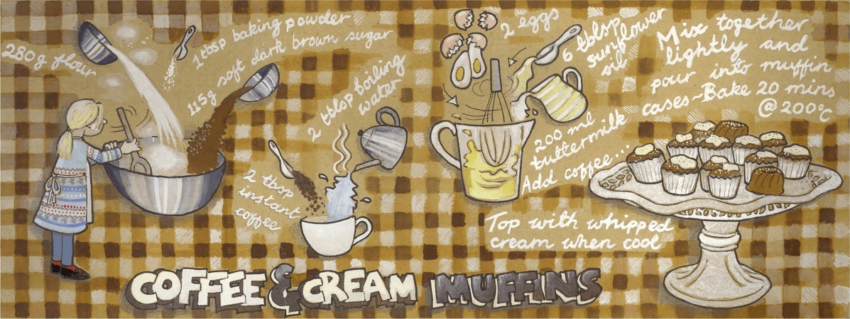 Coffee & Cream Muffins by Roisin Cure