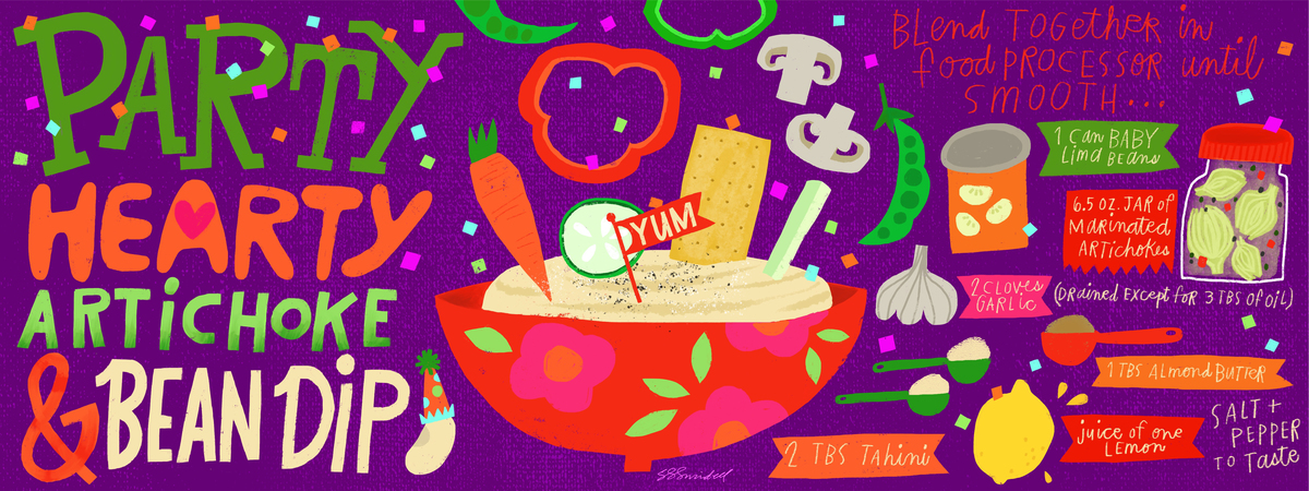 Party Hearty Artichoke & Bean Dip by Salli S. Swindell