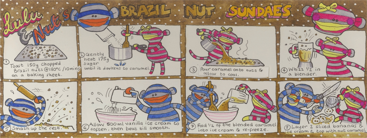 Lulu & Nuts Brazil Nut Sundaes by Roisin Cure