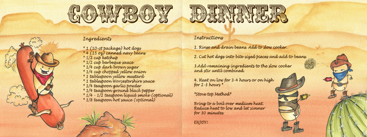 Cowboy Dinner by Samantha Lee McDaniels