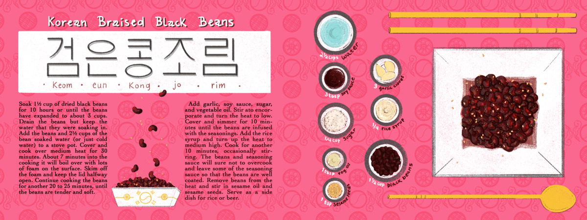 Korean Braised Black Beans by Danielle Hill