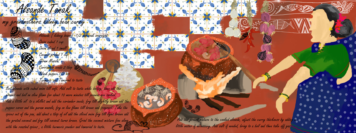 Alsande Tonak ( Goan kidney bean curry) by Madhushri Kamat
