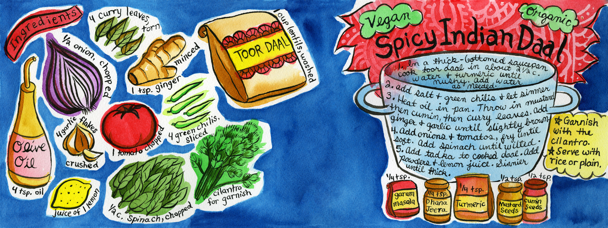 Spicy Indian Daal by Heather Lund