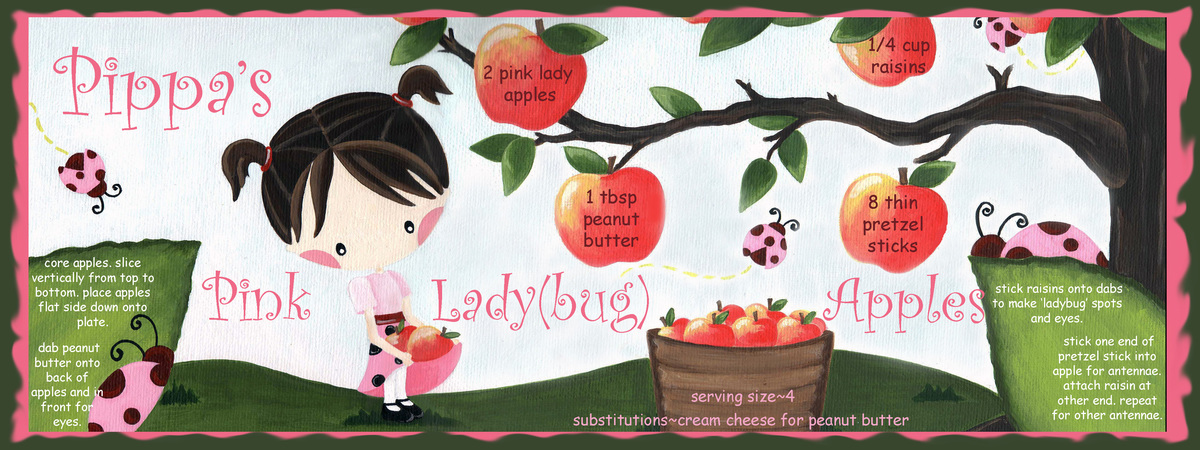 Pippa's Pink Lady(bug) Apples by Nicole Esposito
