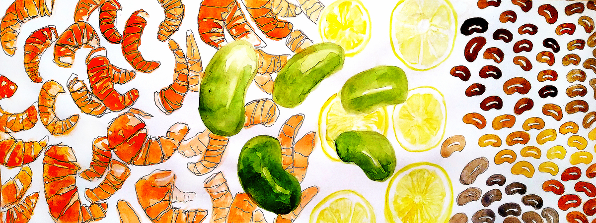 Shrimps and Beans by Tim Soekkha