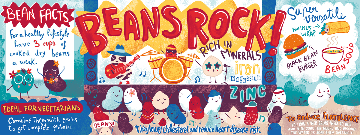 Beans Rock! by Paloma Pedrera