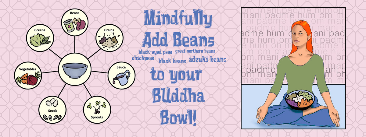 Buddha Bowl with Beans! by Caroline Jones