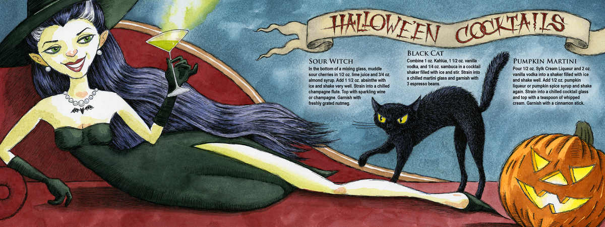 Halloween Cocktails by Denise Plauché
