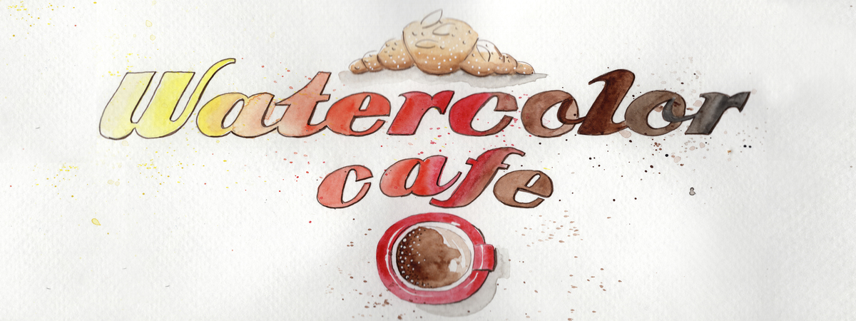 Watercolor Café by Michelle Shain