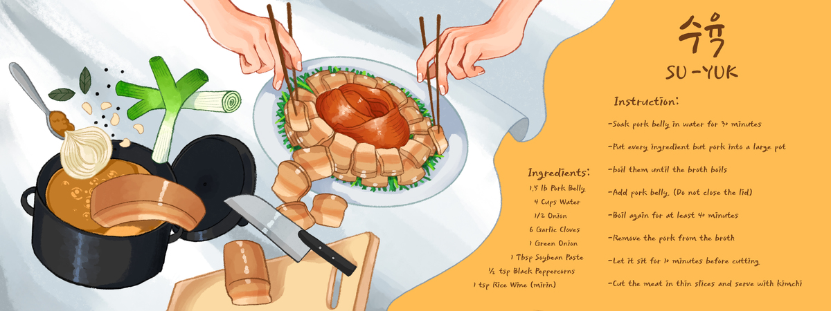 Su-Yuk / Korean Boiled Pork Belly by Stella Kim