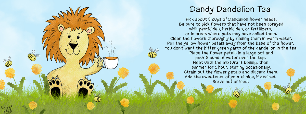 Dandy Dandelion Tea by Michelle Goggins