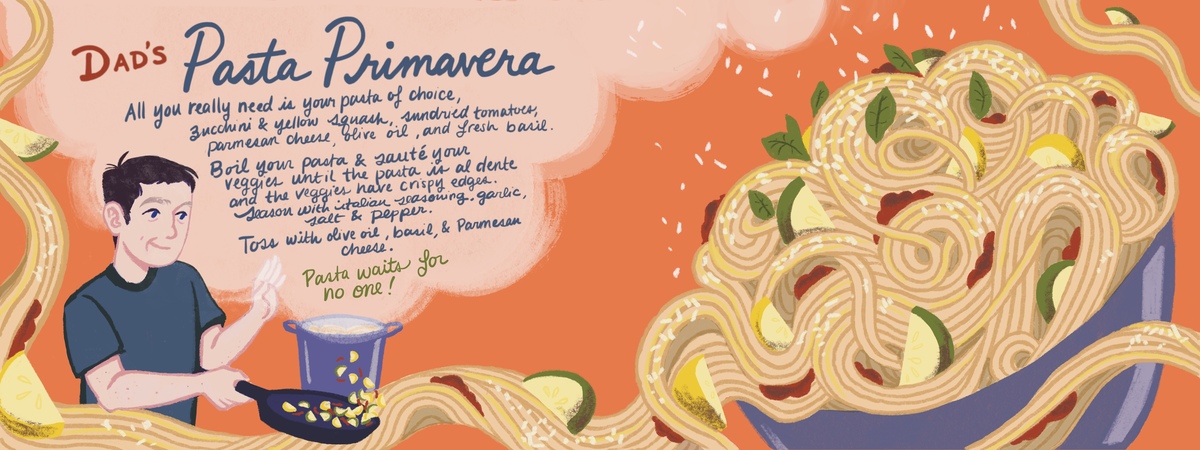 Dad's Pasta Primavera by Carly Dilday