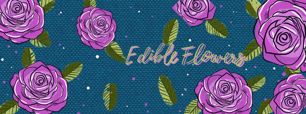 Edible flowers by Charu Jain