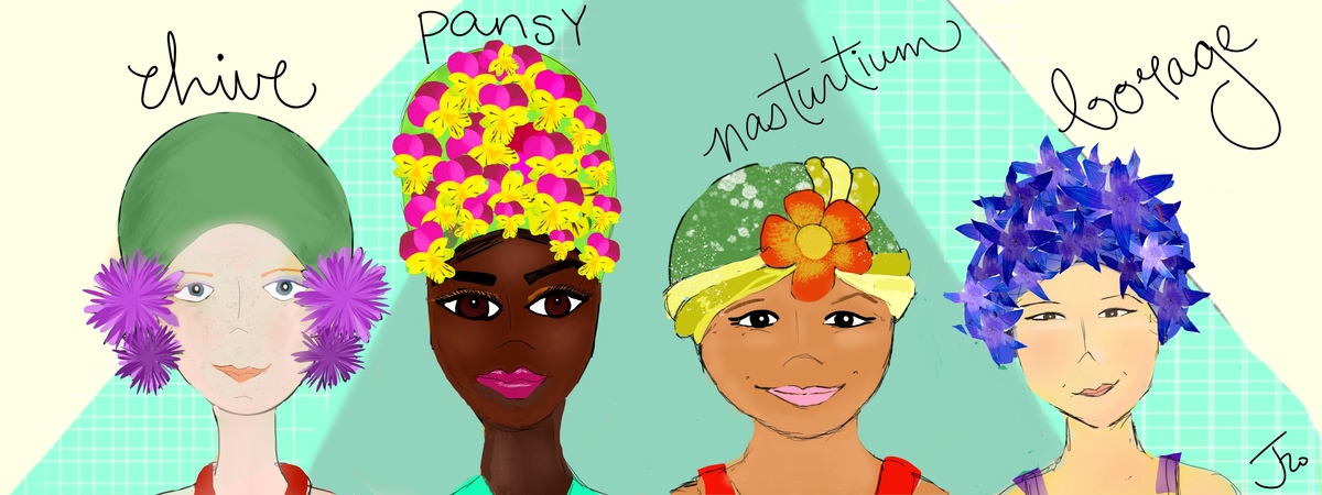Bathing caps? by joturnerillustration