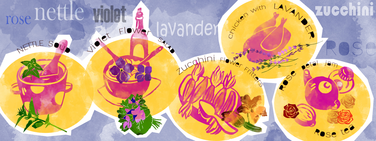 Edible Flowers by Ariadna de Raadt