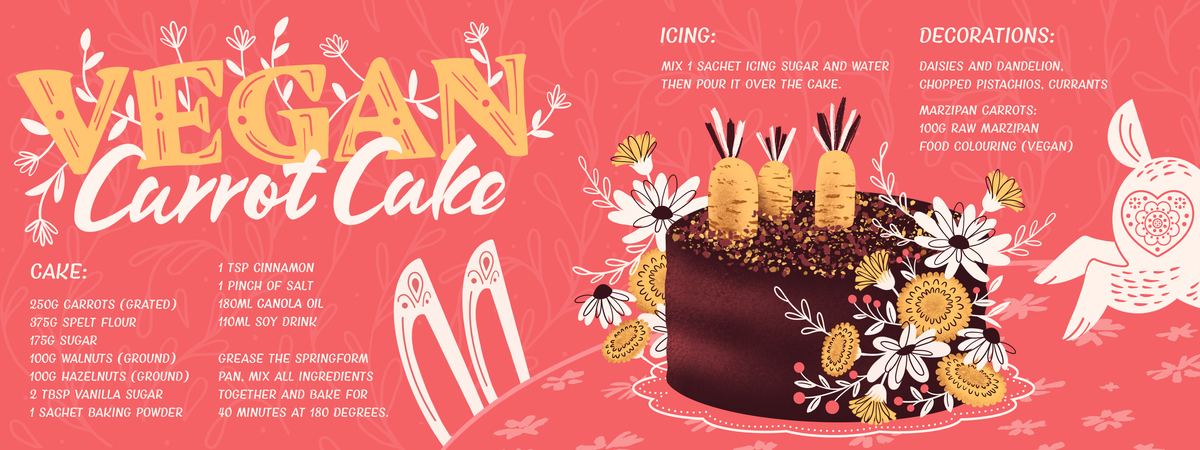 Vegan Carrot Cake by Maxie
