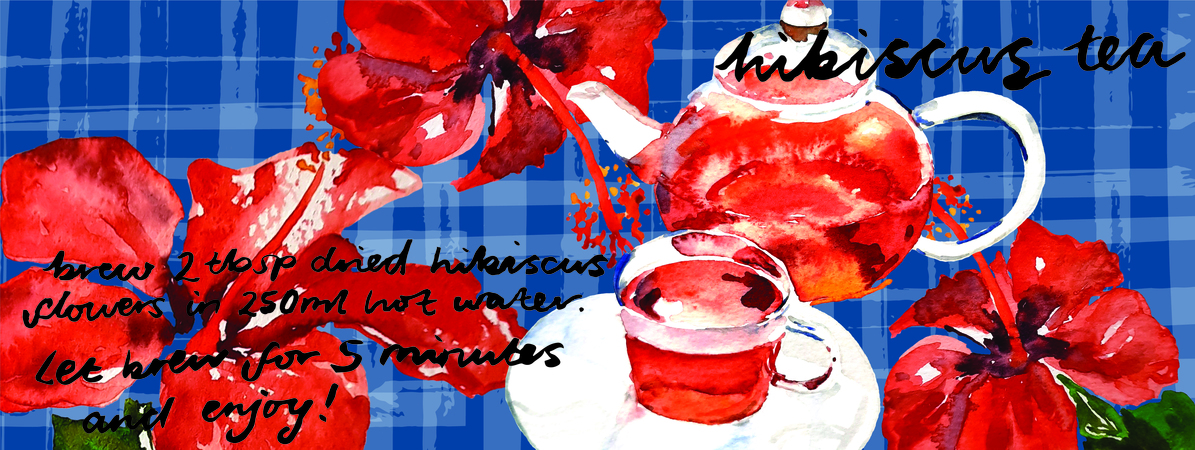 Hibiscus tea by Mei Ng