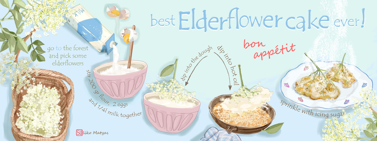 Best Elderflowers cake ever by Alexandra Suliko Matyas