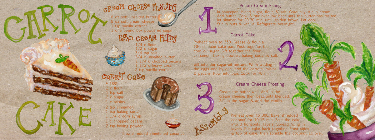 Carrot Cake by Aubree Eisenwinter