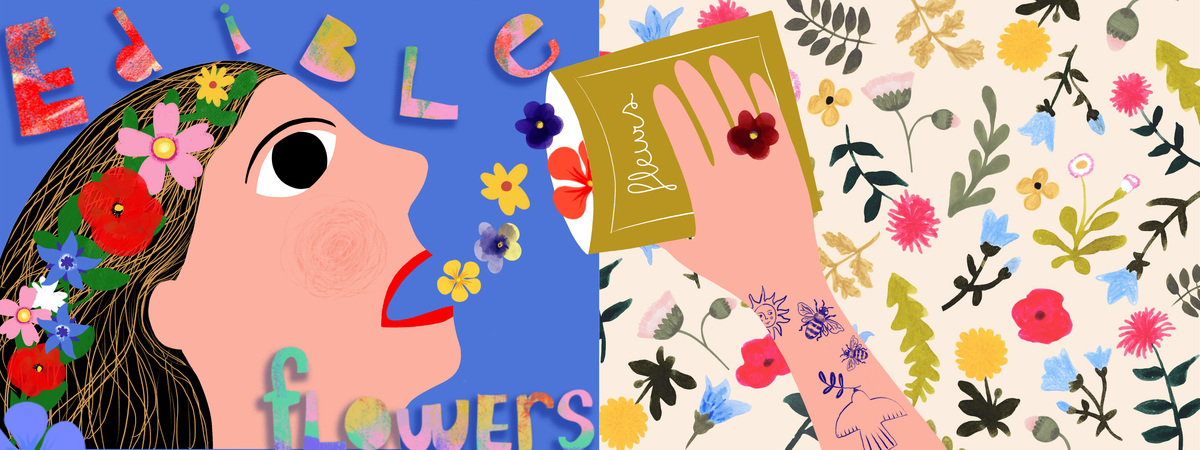 Eat flowers by Patricia Lebedel
