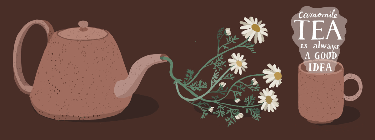 Camomile tea by Kicki Fjell