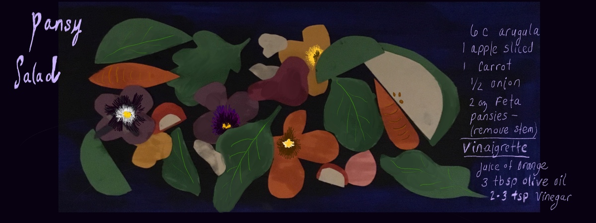Edible Flowers by Carrie colors