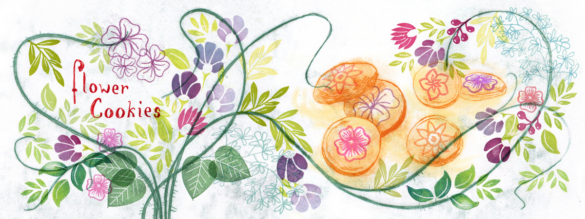 Flower Cookies by Honey Gherkin