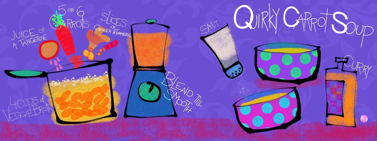 Quirky Carrot Soup by Anita Perez