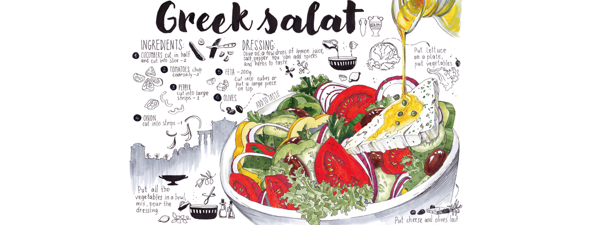 Greek salad by Ольга Погарицкая