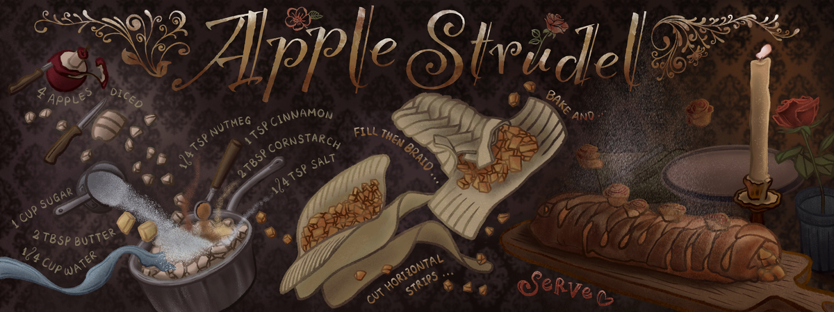 Apple Strudel by Yingrong Shao