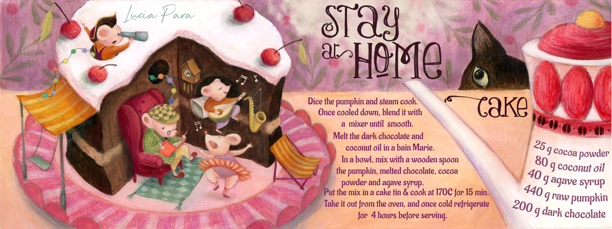 STAY AT HOME CAKE by Lucia Elfina Para