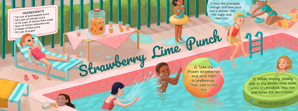 Strawberry Lime Punch by Olivia DeCaigny