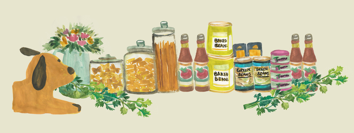 Pantry Pickings by Flowers and The Dog