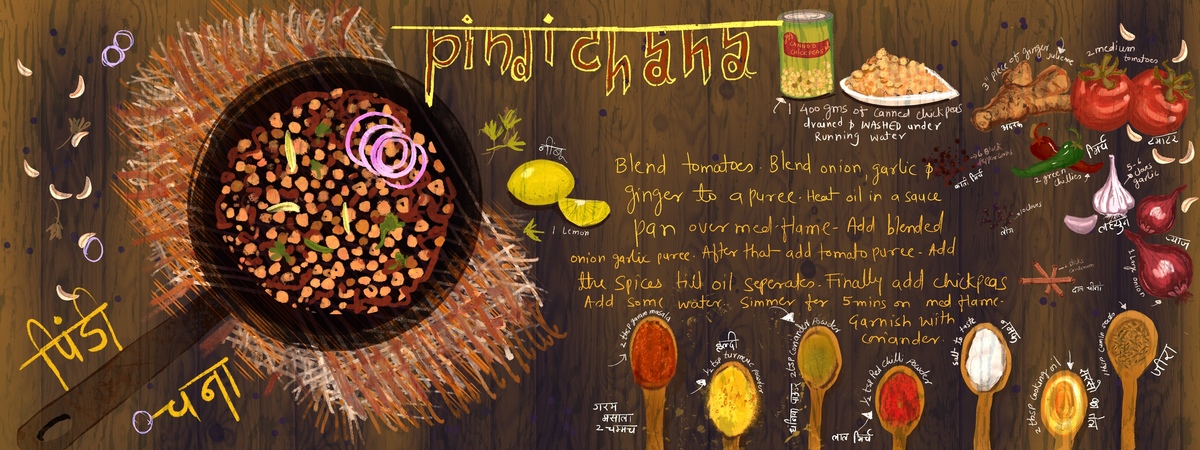 Pindi Chana by Charu Jain
