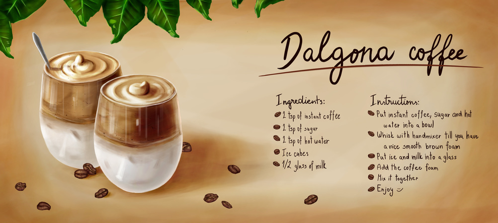 Dalgona coffee by Mary Lee
