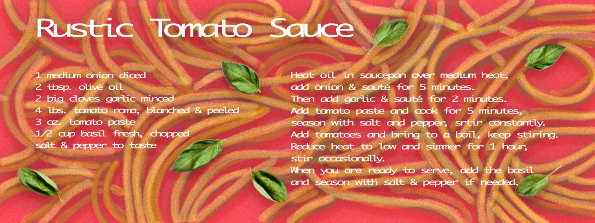 Tuscan Tomato Sauce by Yara Bertran