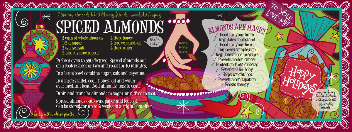 Spiced Almonds by Lisa Graves